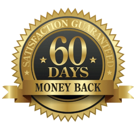 60-Day Money Back Guarantee seal